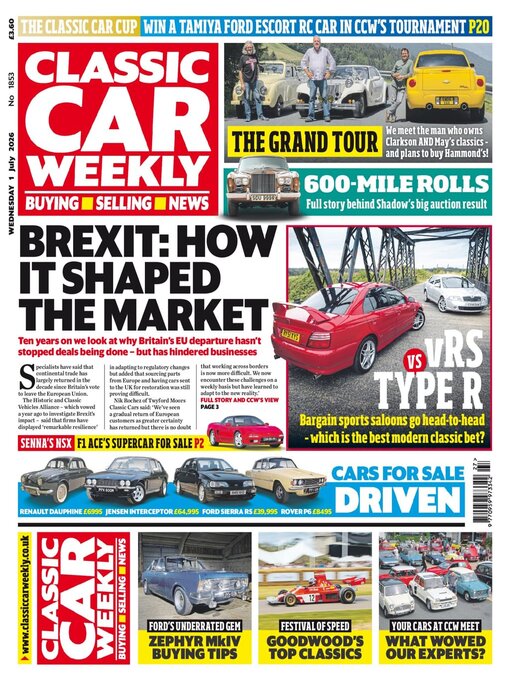 Cover image for Classic Car Weekly
